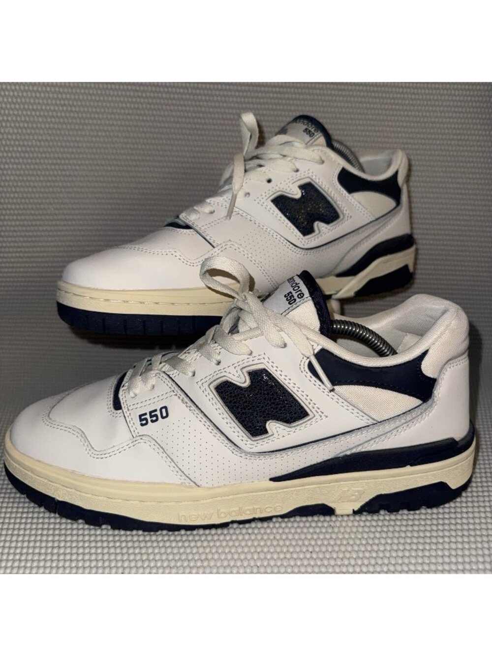 New Balance 550 x Aime Leon Dore ALD White Beige Navy Sneakers Shoes Men’s 11